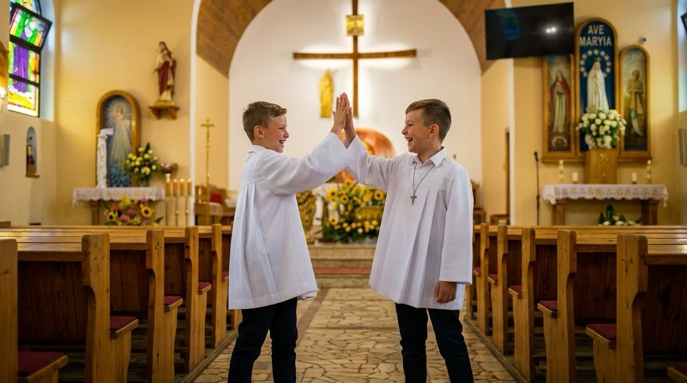 Ministranci parafii pw. św. Jadwigi Śląskiej